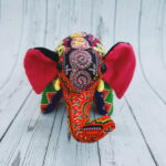 Elephant Made Of Brocade Fabric