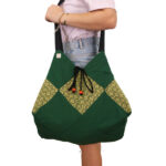 Shoulder Bag Pattern Green - Stuffed Bags