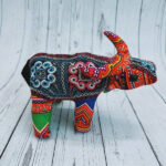 Water Buffalo Made Of Brocade Fabric